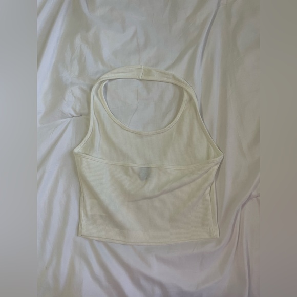 Shein White Halter Top - Picture 2 of 2